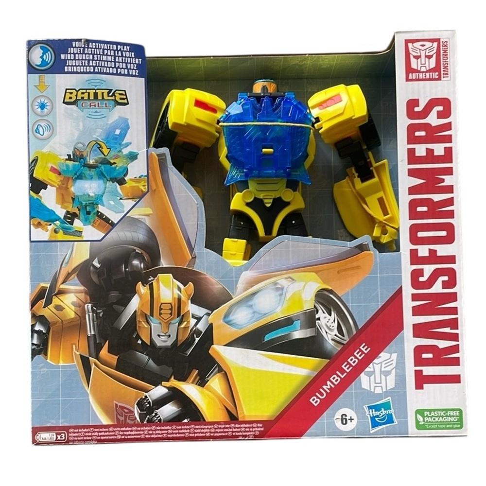 Transformers Toys Battle Call Officer Bumblebee 10 Inch Converting Action Figure - Picture 1 of 6